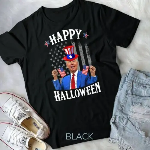 

Funny Joe Biden Happy Halloween Confused 4th of July 2022 Unisex T-shirt