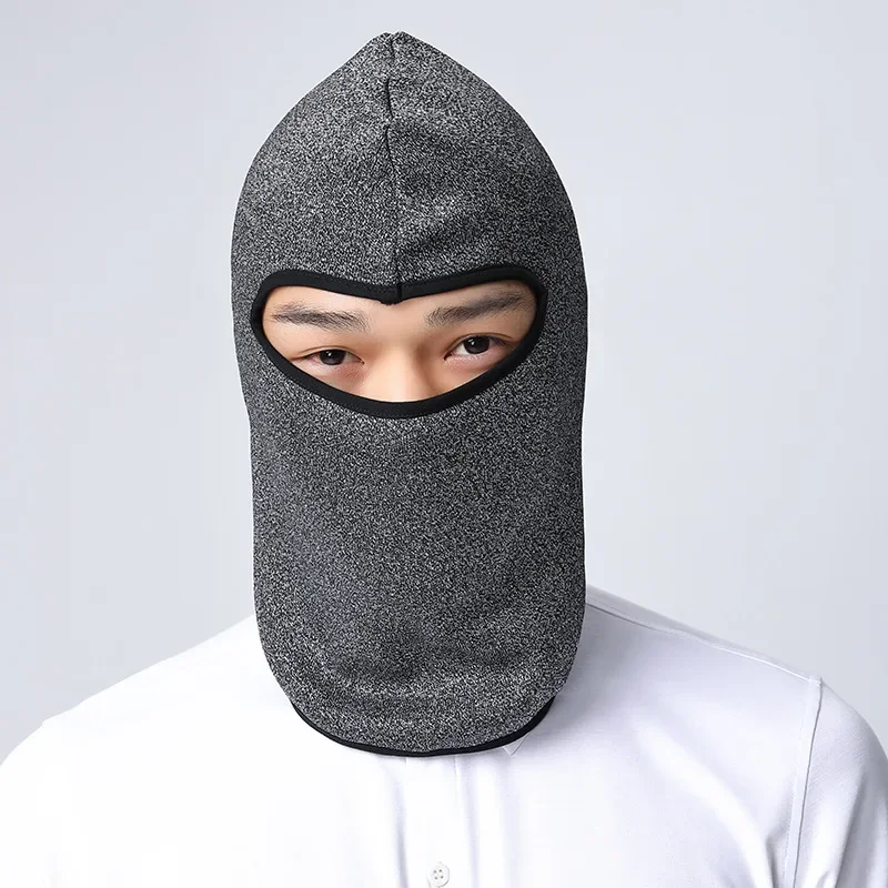 Security protective headgear hat men and women universal fall and winter warm cut stabbing special security mask neck protector