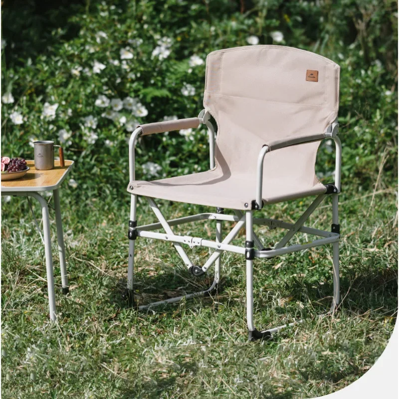 2024New Folding Chair V-shaped Folding Director Chair Outdoor Portable Camping Leisure Chair Fishing Armchair Travel Chairs