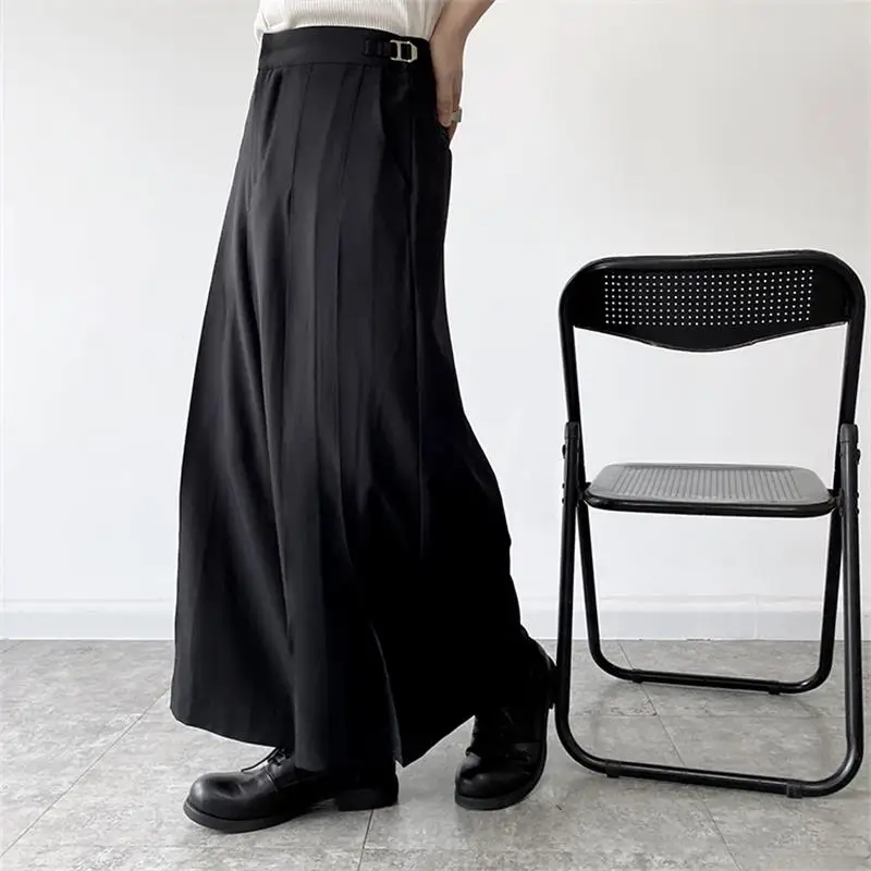 

Men's Wide Leg Pants Spring And Autumn New Yamamoto Style Dark Department Casual Loose Large Size Nine Points Pants