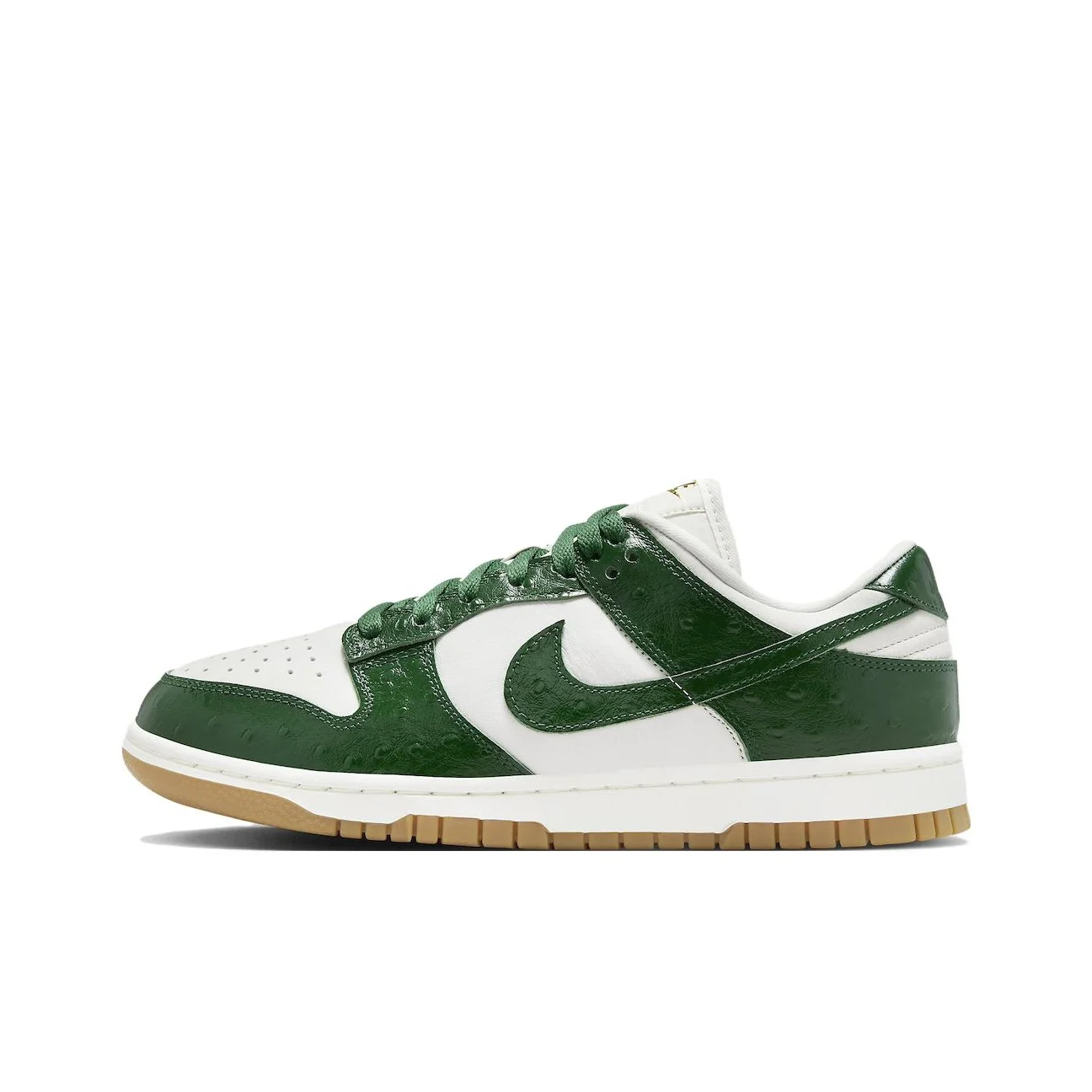 Nike Dunk Skateboard Shoes Women's Low Top White/Green FJ2260-002