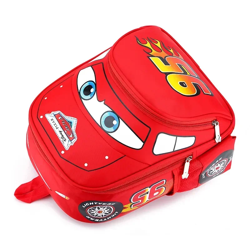 Disney 2024 New Kindergarten School Bag Cute Children\'s Backpack Cartoon Car Backpack Casual Preschool School Bag