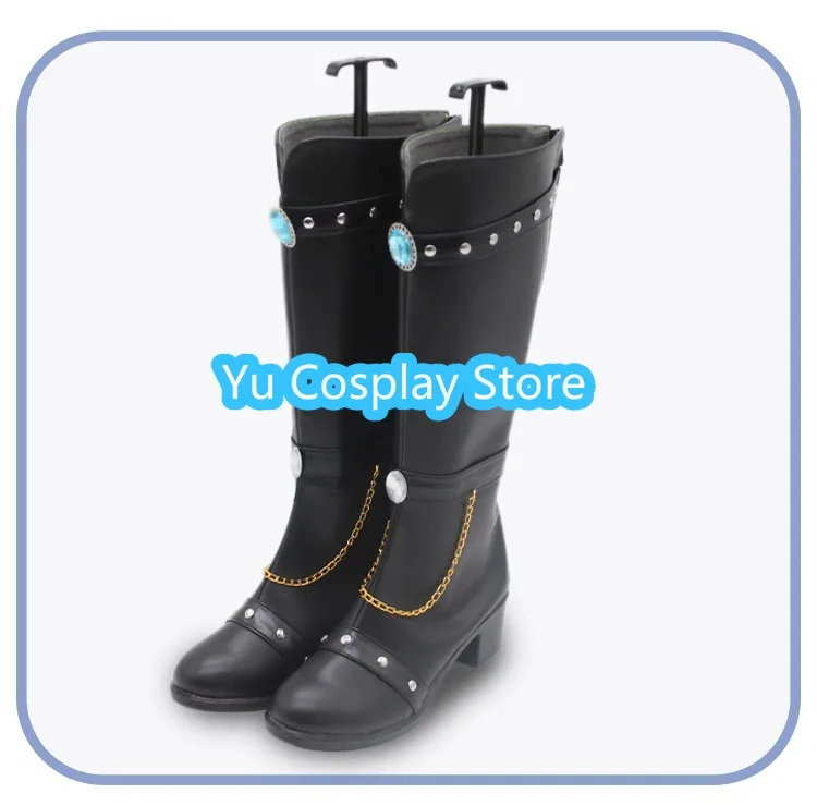 Game Ensemble Stars Sakuma Rei Ogami Koga Cosplay Shoes Halloween Carnival Boots Cosplay Prop Anime PU Leather Shoes Custom Made