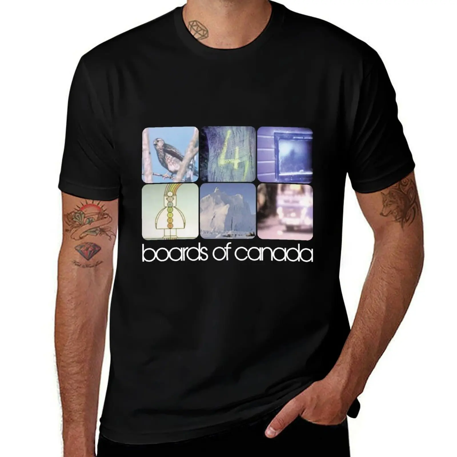 Boards of Canada: In A Beautiful Place Out In The Country T-Shirt t shirts for man cotton soft t shirt man luxury T-shirt