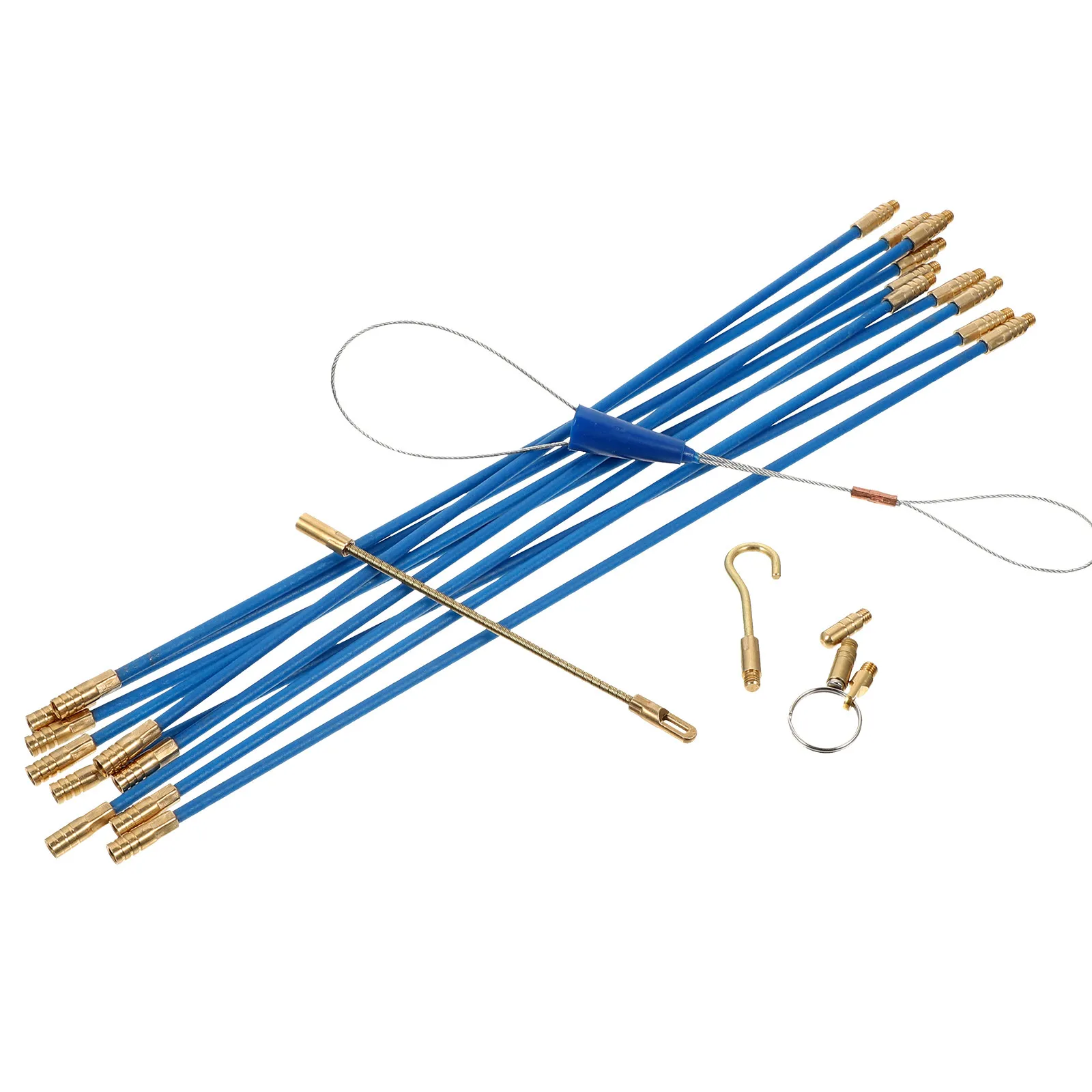 1Set Flexible Wire Fishing Tool Cable Puller Set for Wall Attic Crawl Space Subfloor Installation Wire Fishing Tools