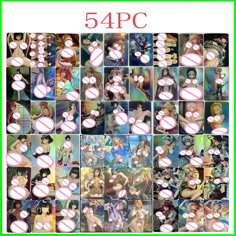 Anime Character DIY Collectible Card Rem Takagaki Kaede Sakura Nami  Laser Flash Card Boy Play Toys Christmas Birthday Gift