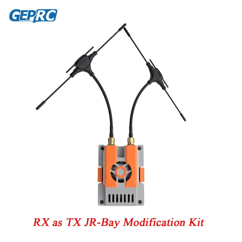 GEPRC RX como TX JR-Bay Kit de modificación receptor emparejado 915M/2,4G modo de doble frecuencia RC avión FPV Dron de largo alcance pieza DIY