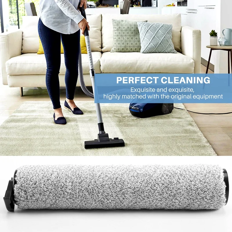 2er-Pack Ersatzbürstenrolle für Tineco Ifloor 3/Floor One S3 Nass-Trocken-Akku-Staubsauger-Zubehör