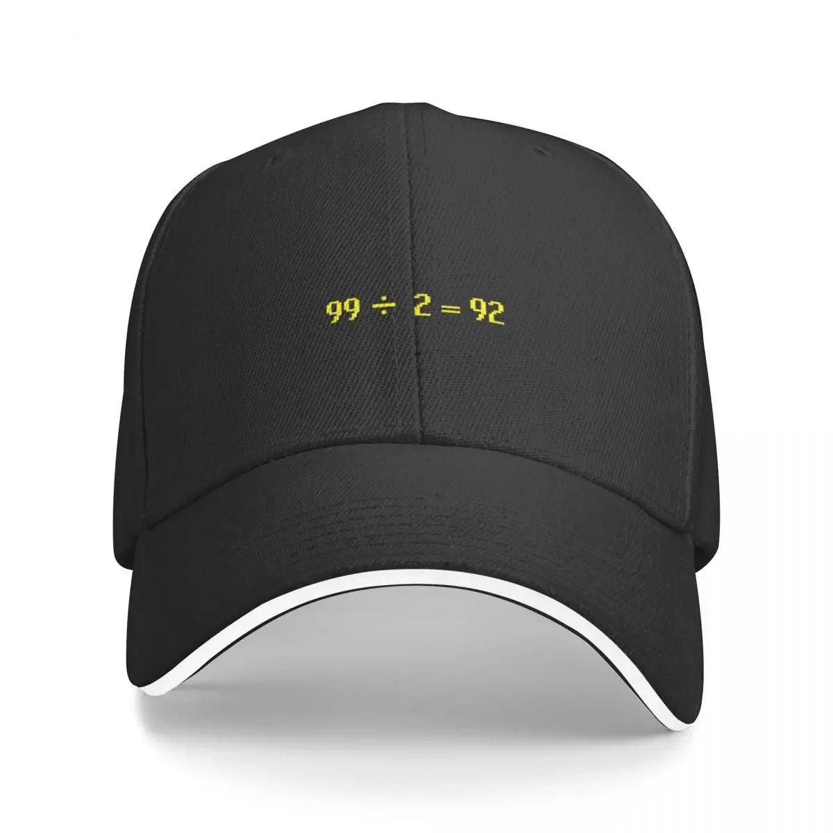 99 Divided by 2 equals 92 OSRS Cap Baseball Cap new in the hat Men's winter hat Women's