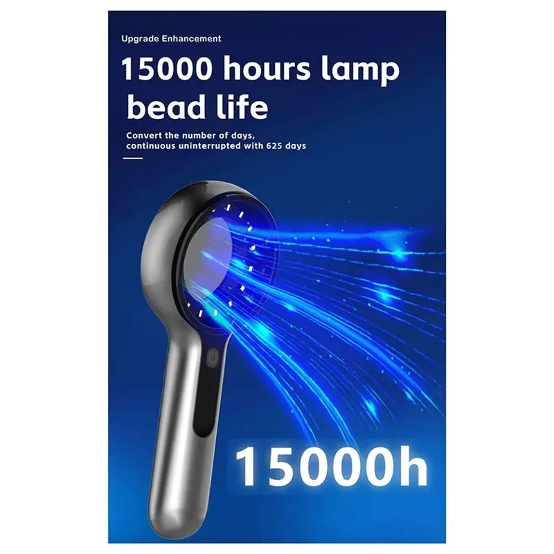 【ESSENZIALI】Lampada per legni Analizzatore della pelle Lampada Pelle Lente d'ingrandimento UV Analisi della pelle Rilevamento Bellezza Test del viso Cura della pelle Spina europea