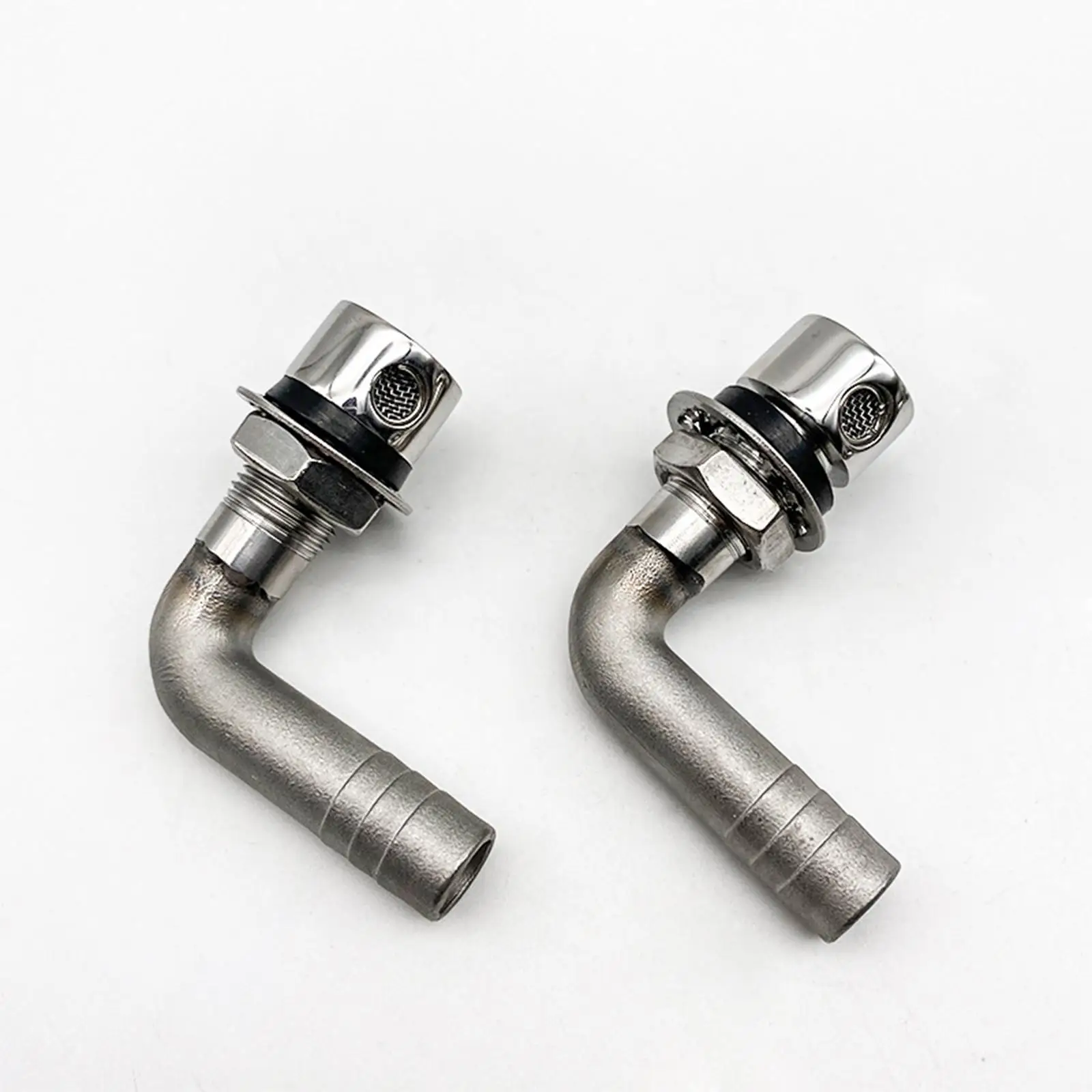316 Stainless Steel Marine Fuel Tank Vent Flush Mount Elbow Fitting Reliable Boat Hardware for Refueling Port Replacement