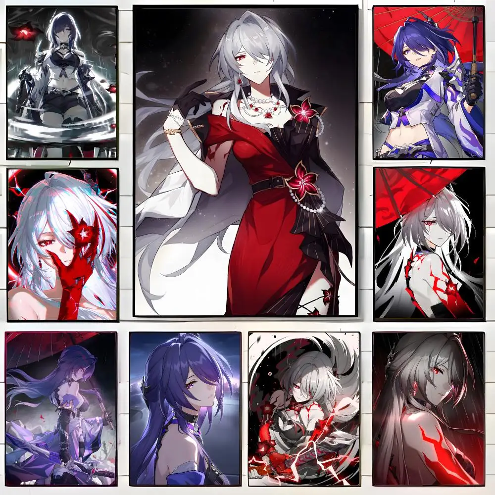 fantasy game H-Honkai Star Rail acheron Poster Wall Art Print Decorative Mural Home Decor Gift Unframed