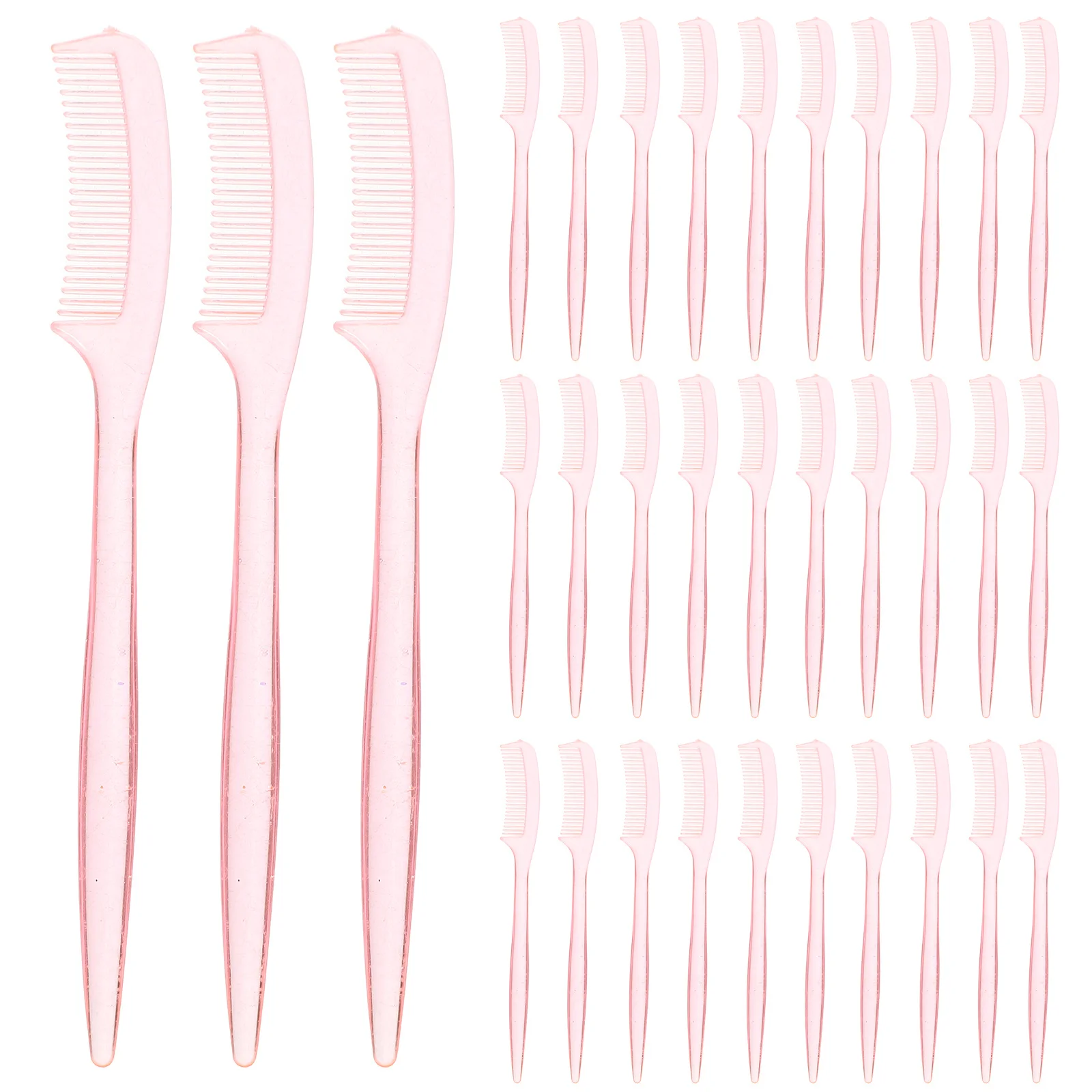 100 Stuks Wimper Kam Mascara Applicator Set Voor Natuurlijke Afwerking Wimpers Makeup Tools Wimper Borstel Lash Brow Kam