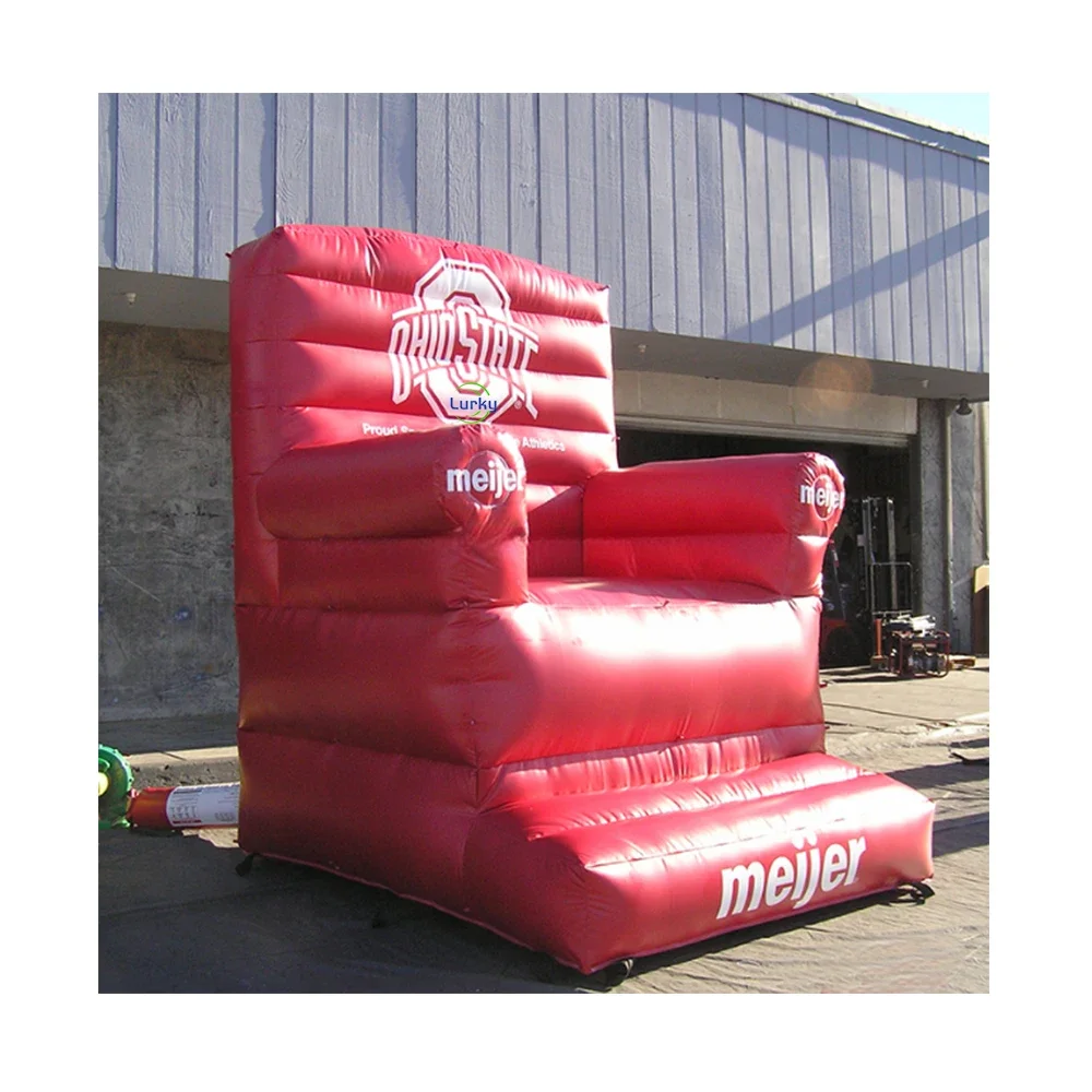 Huge mall Inflatable Bouncy Sofa Chair for advertising