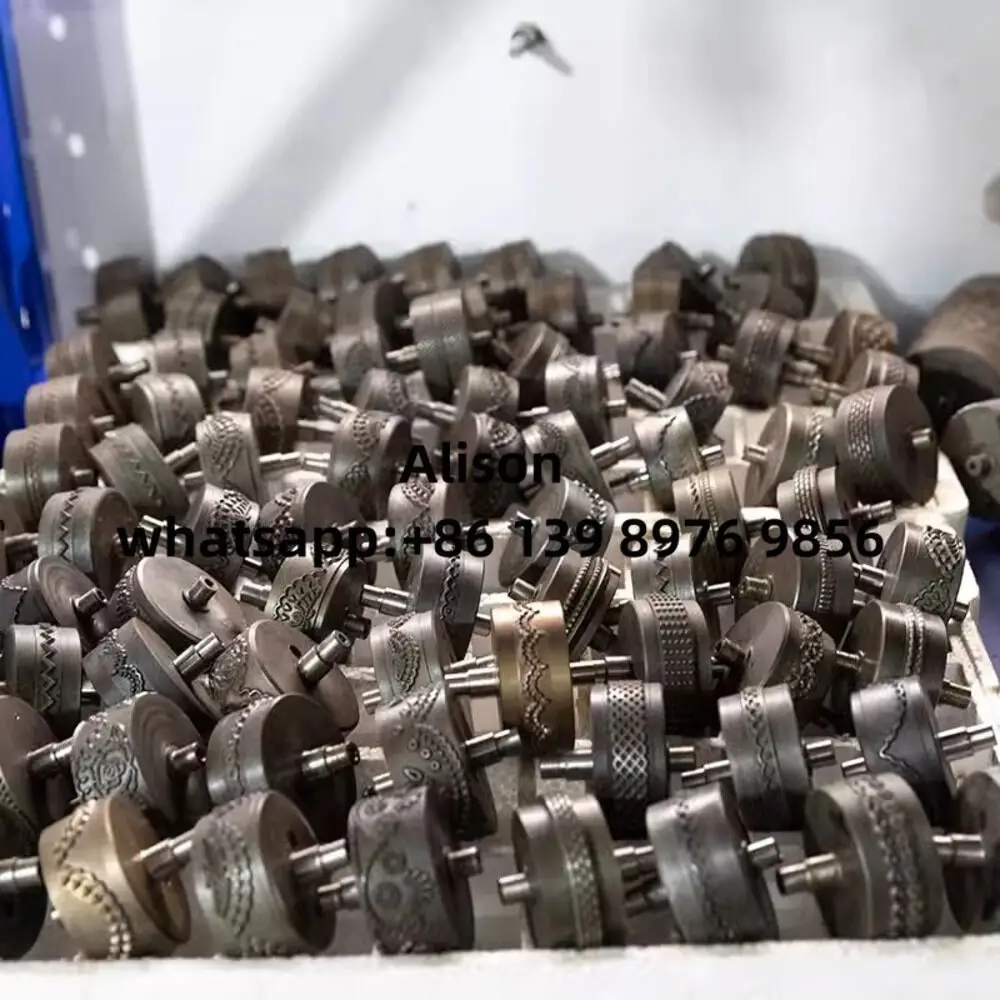 Ultrasonic lace sewing machine mold roller Ultrasonic woven bag sealing machine flower knurling device wheel stain on firing