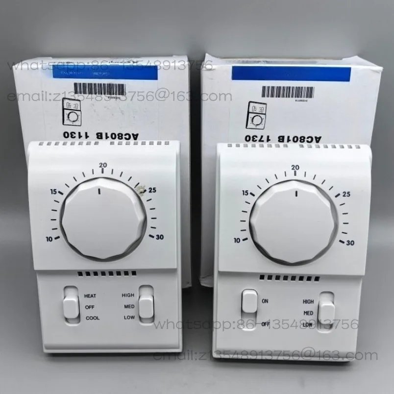 AC801B 1130 1730 Central Air Conditioning Thermostat, Mechanical, Three Speed Switch Spot