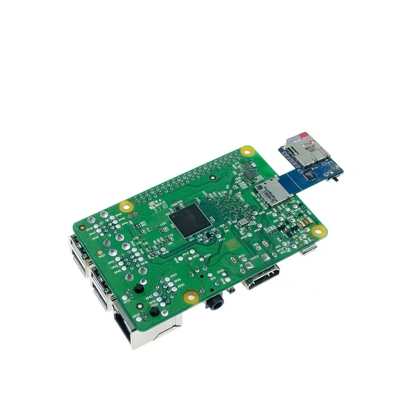 ينطبق على جهاز تحويل النظام المزدوج Raspberry Pi الجيل الرابع Raspberry Pi 2/3/4B+ وحدة بطاقة SD المزدوجة
