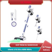 Ultenic U10 Ultra Cordless Vacuum Cleaner 450W 40kPa Suction Self-standing Telescopic Tube Built-in Flashlight 180 ° Swivel
