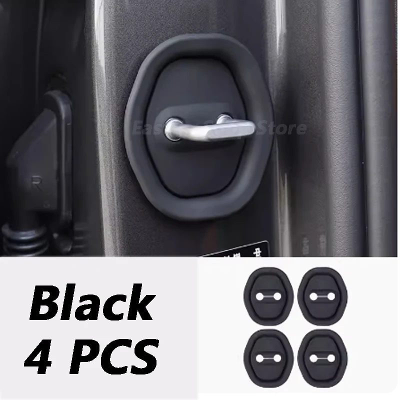 For LEADING IDEAL LiXiang L7 L8 L9 2023 Car Door Lock Cover Protective Buckle Cover Latch Stop Anti Rust Car Accessories