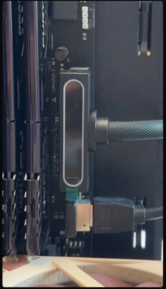 Flexible Integrated ARGB Sync Wire Side Outlet ATX 24PIN Power Extension For Custom Mod Desktop Assembly
