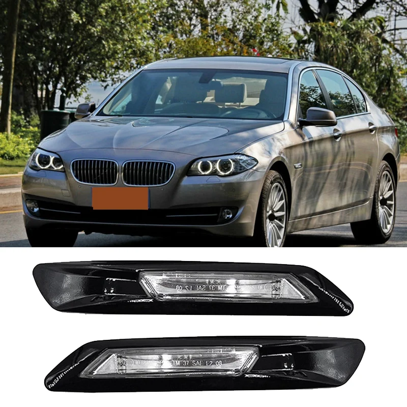 Car Front Side Marker Light Fender Light for BMW 5 Series F10 F11 F18 2011 2012 2013 63137154168 63137154170