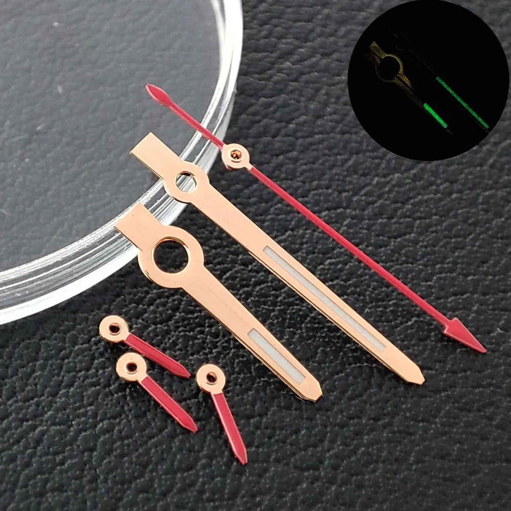 Стрелки VK63 Daytona, стрелки для часов 8,5*13*13,5 мм, светящиеся радужные стрелки для VK63, запасные части для механизма, аксессуары для часов