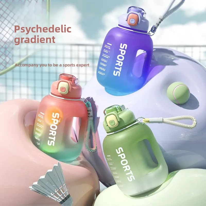 

Большая спортивная бутылка для воды Capaci для мужчин, кружка для напитков, термостойкая летняя посуда для напитков, удобная чашка St Cup, милый коврик для ПК...