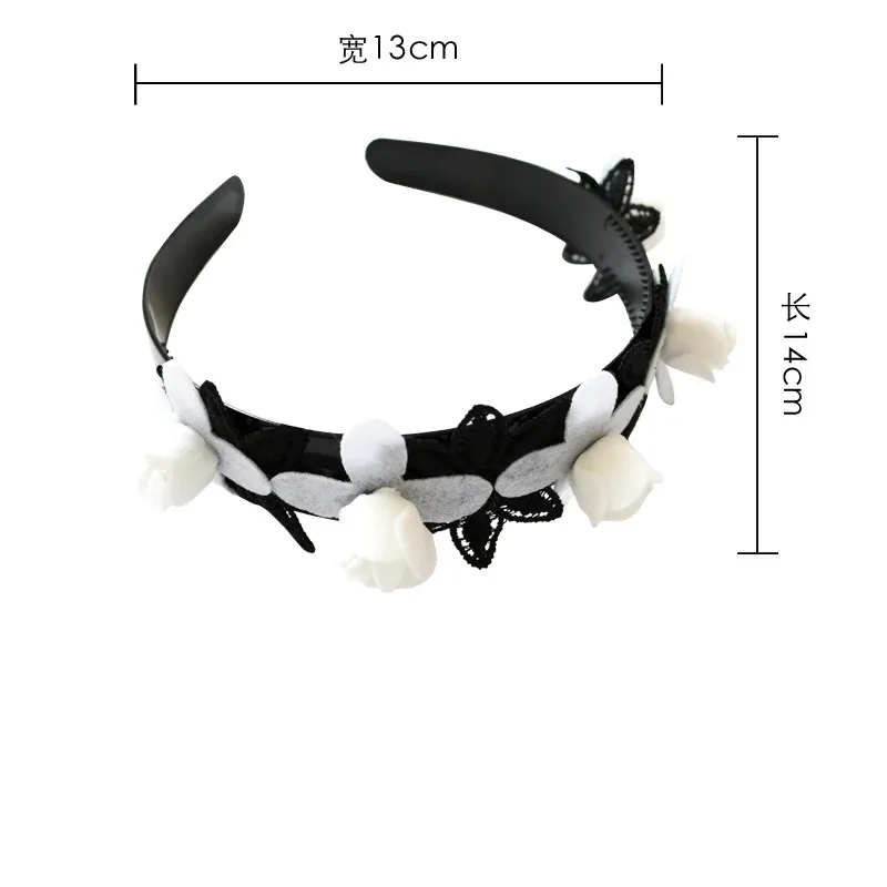 Re: Life In A Different World From Zero Cosplay Headpiece Ram Rem Headband Headwear Cosplay Costume Hair Accessories Prop Gift