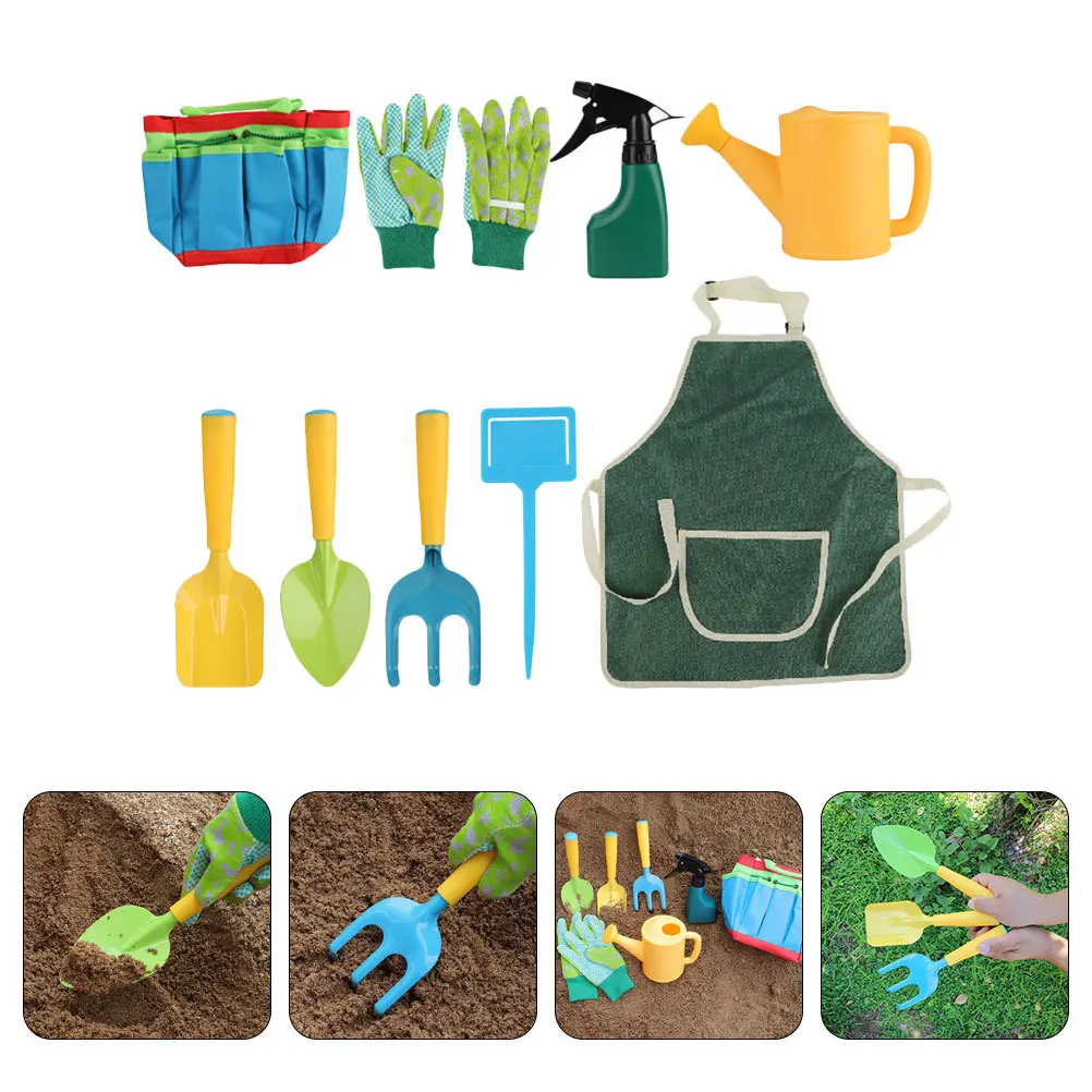 

1 Set Kids Hand Planting Tools Set Children Garden Tool Kit Mini Rake Shovel For Flower Vegetable Planting Lightweight Durable