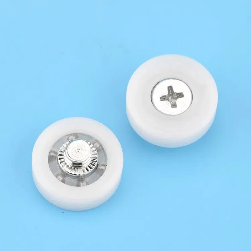 1Pc M6x19x6mm drawer pulley DR-19 TOK display cabinet furniture pom formaldehyde plastic roller screw thread