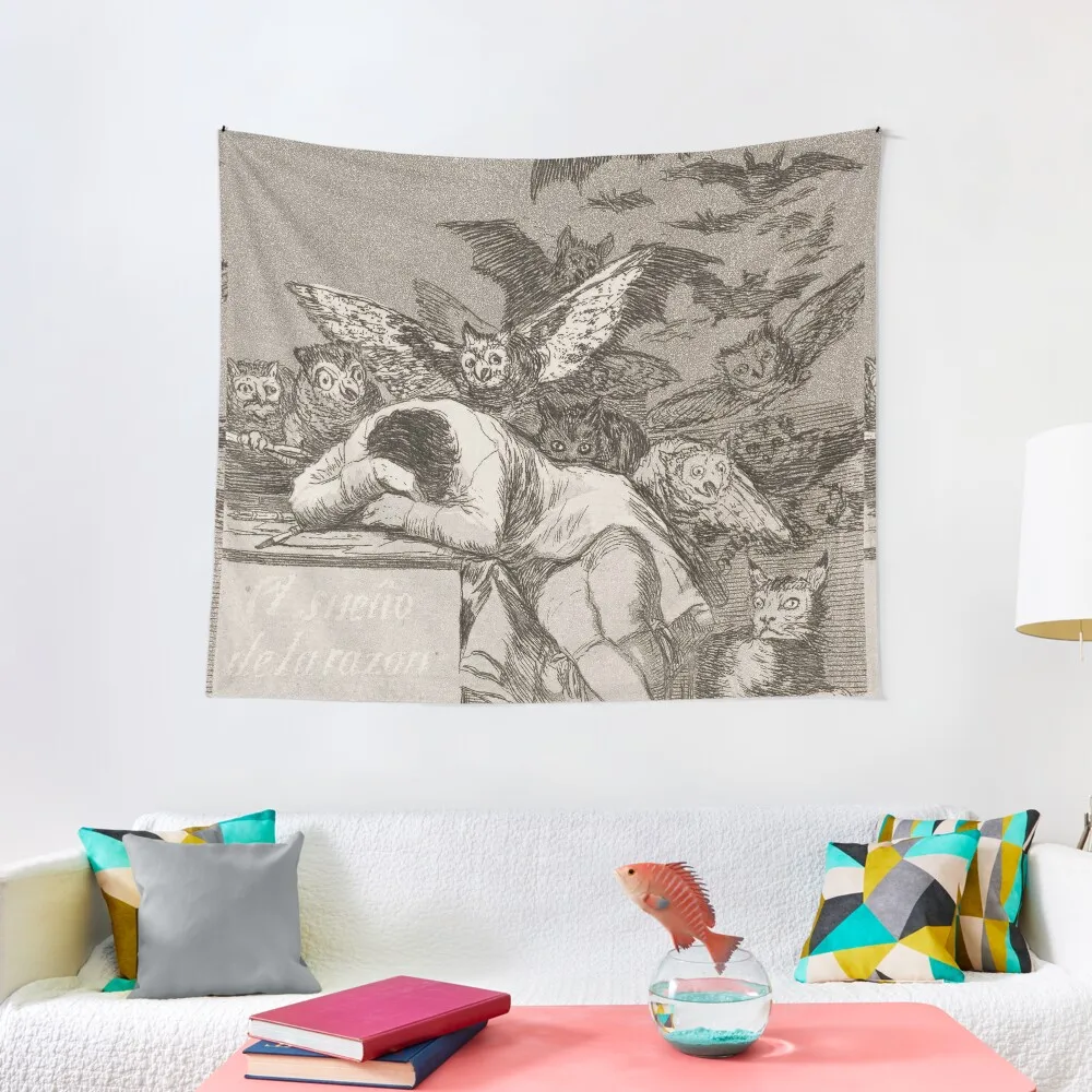 

The Sleep of Reason Produces Monsters - Francisco Goya Tapestry House Decorations Room Decor Tapestry