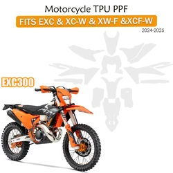 Fits EXC XC-W XW-F XCF-W PPF TPU Paint Protective Film For KTM EXC300 Motorcycle Accessories Protection Film Body Stickers 24-25