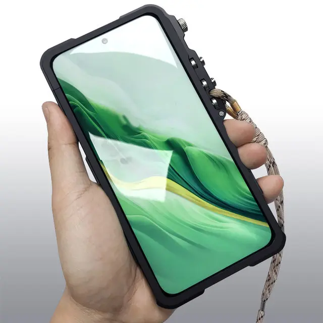 

Powerful Metal Aluminum bumper Shockproof back case For Xiaomi Redmi Note 15 14S,Note 14,13 12 11 Pro plus Aluminum Cases Cover