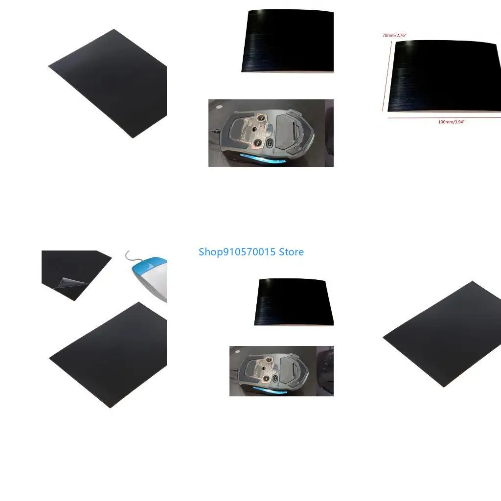 B95C Mouse Feet Sticker Mice Skates Tape Computer Gaming Mouse Replacement Feet Pads Cut By Yourself 0.6mm Thick