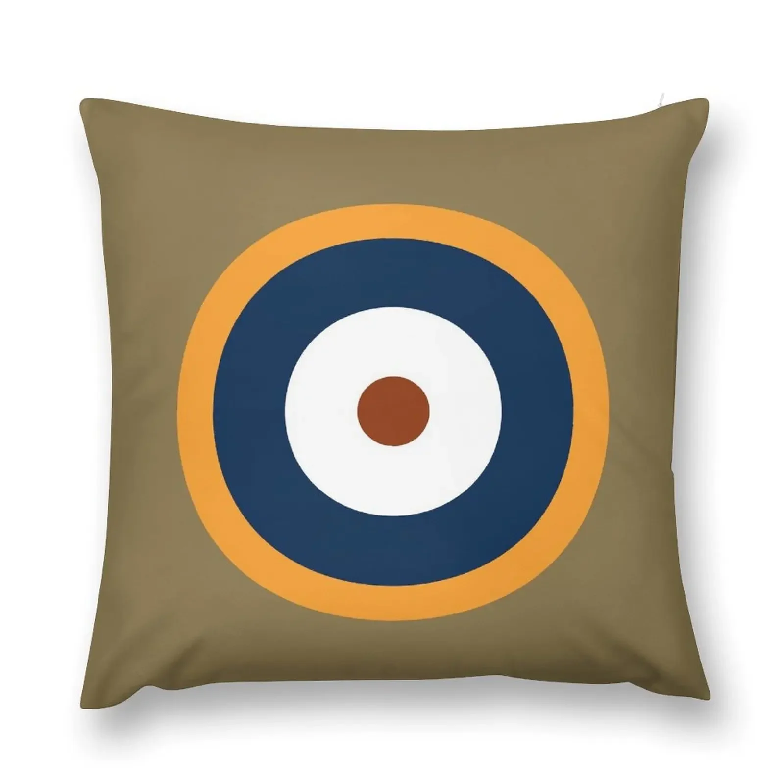 Royal Air Force - Historical Roundel Type A.2 1940 - 1942 Throw Pillow Covers For Sofas covers for pillows pillow