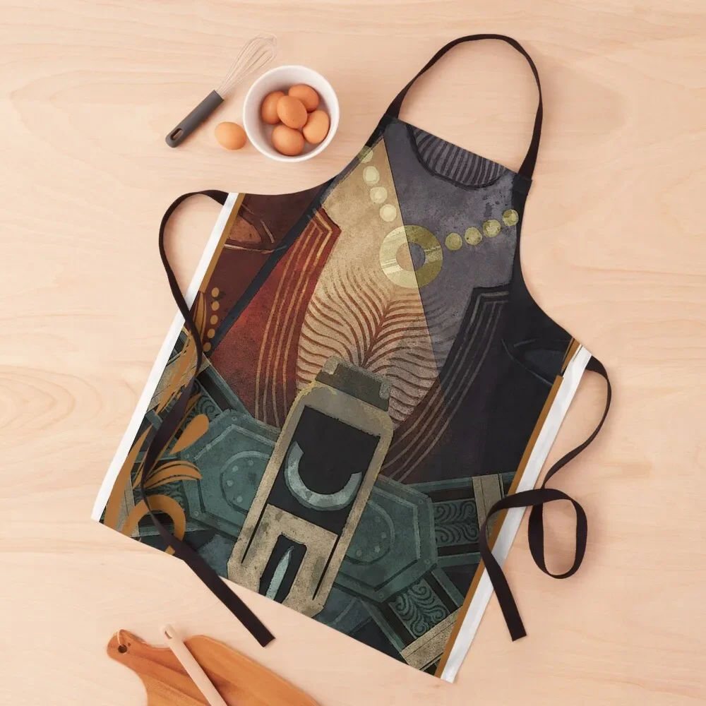 Varric Card Apron painting Barber Apron