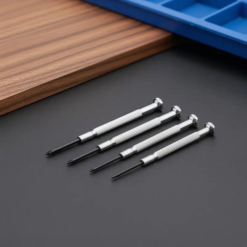 11Pcs Professional Precision Screwdriver Repair Set Anti-Slip Handle Hard Bits for Watch Phone DIY Craft Repair Work
