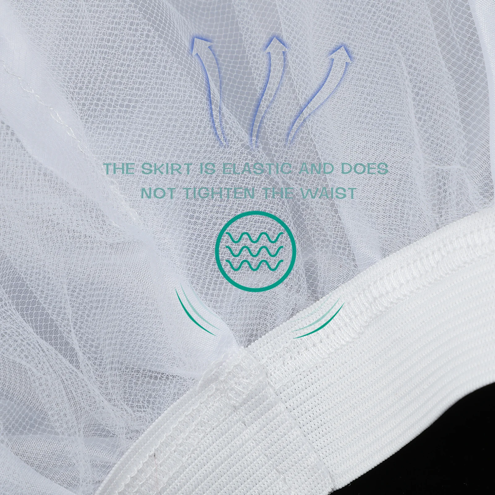 

Durable Comfortable Skirt Girls Dress Petticoat Underskirt Elastic Waist Cosplay Wedding Prom Dinner Stage Performance Gift