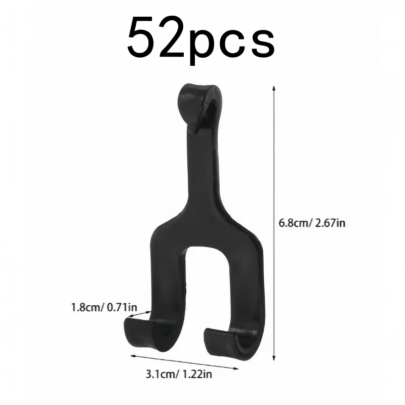Pack of 52 Plant Support Hooks, Non-slip Hold for Watermelon and Cantaloupe Vines, Easy Installation