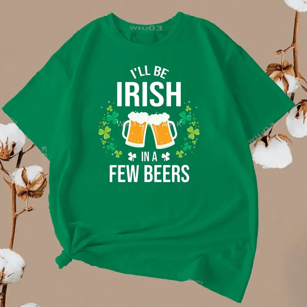 St. Patrick’s Day Men T Shirt Summer Top 3.17 Happy Carnival Ireland Festival Green Tee Short Sleeve Harajuku TShirt Street image 5