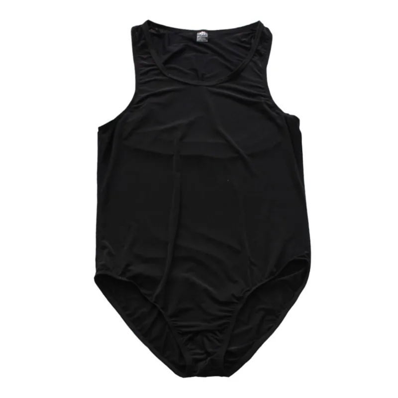 Men's Mesh Singlet Sheer Workout Shirt Semi Transparent Unitard Gym Vest Tight Fitting Swim Top Sexy Sportswear Undershirts