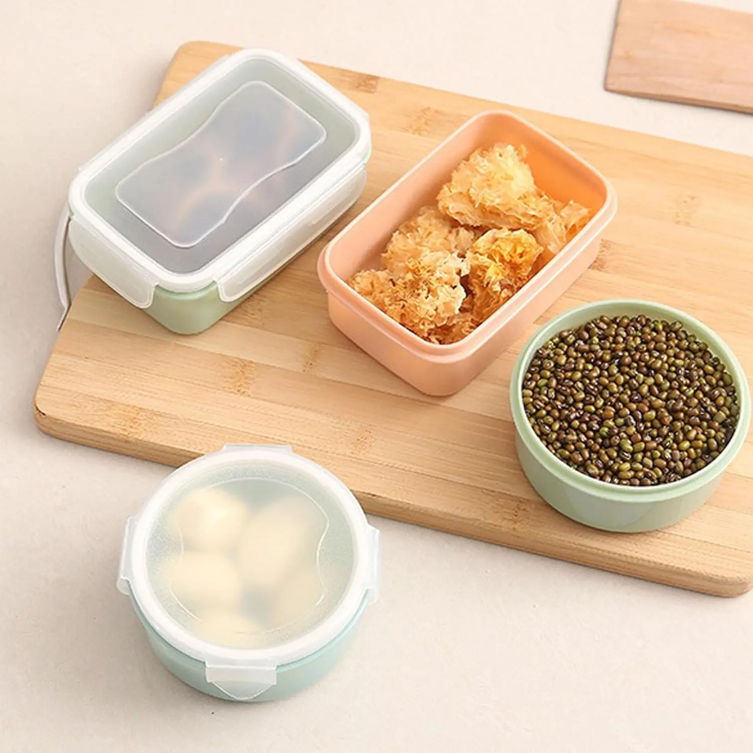 

Food Containers With Bento Box Lunch Boxes Mini Refrigerator Organizer With Lid Bento Boxes With Leak Proof Locking Rectangul