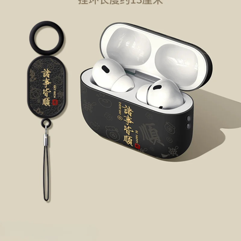 For Airpods Pro 2 Case Written Words Wireless Headphone Cover for Apple Airpods 3 Pro USB C 2nd 3rd Generation TPU Shell