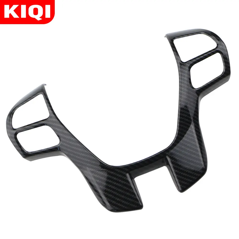 KIQI Car Stickers Fit for Ford Ranger 2015 2016 2017 2018 2019 2020-2022 ABS Steering Wheel Decoration Cover Trim Sticker Acc.