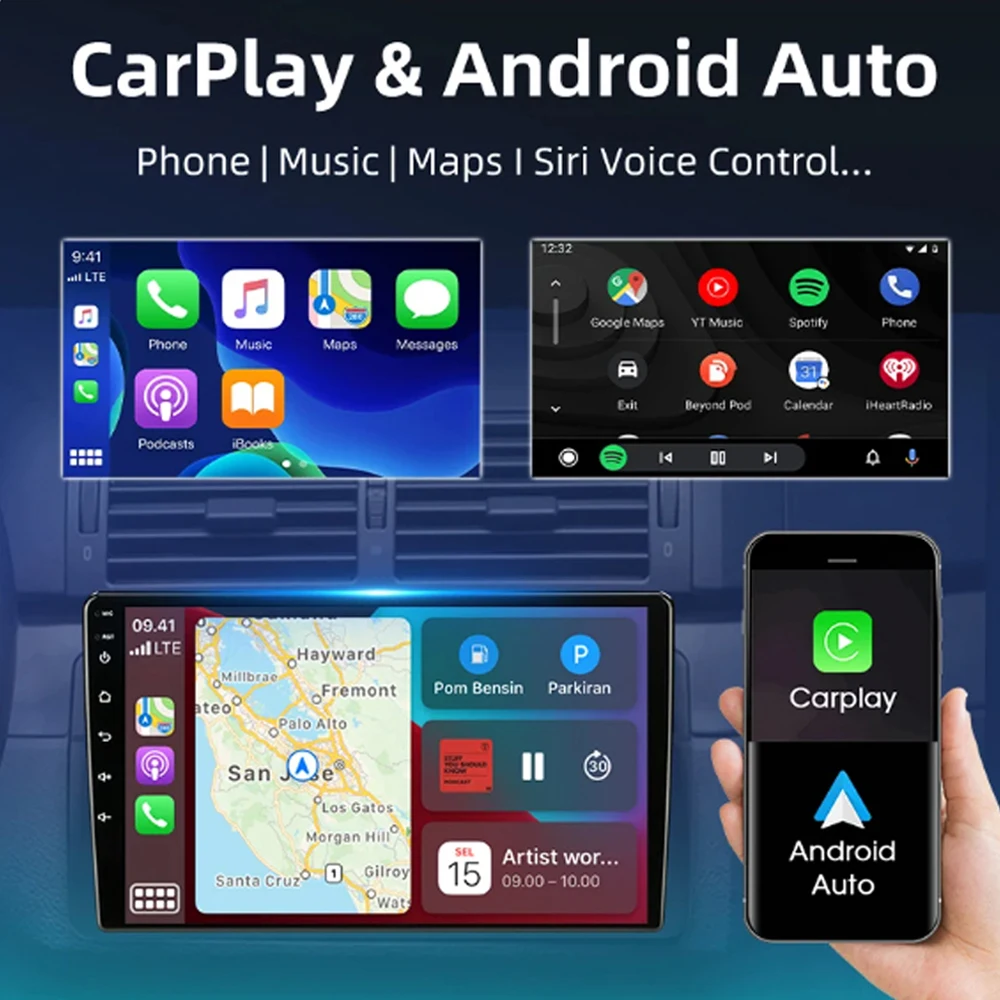 7862 CPU android14 számára Rév fiesta 2009 - 2017 kocsi Rádióadó hifi Multimédia Játszadozó Kormánymű GPS carplay WIFI DSP 4G nincs 2din dvdt