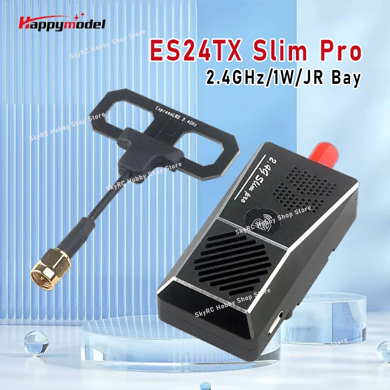 

Happymodel ES24TX Slim Pro 2.4GHz ExpressLRS 1W Transmitter Module - Compact JR Bay TX for FPV