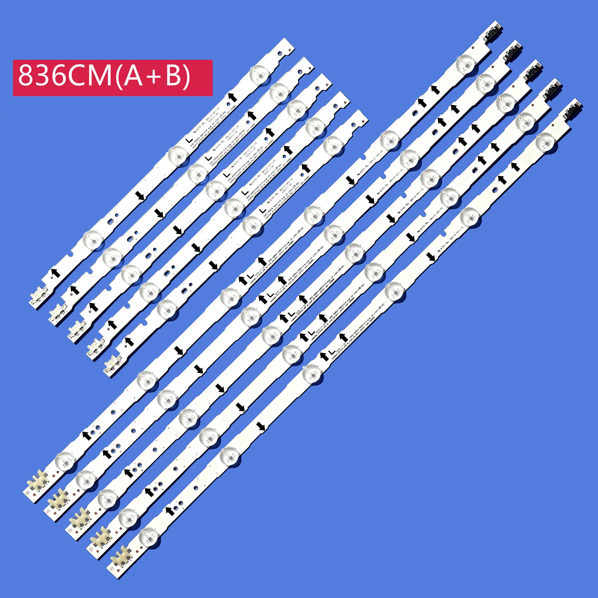 3V LED Backlight For UE40H5000 UE40H5000AK UE40H6500 UE40H6200 D4GE-400DCB-R2 UE40H5100 CY-GH040HGLV2HC CY-GH040HGLV3H UE40H6400