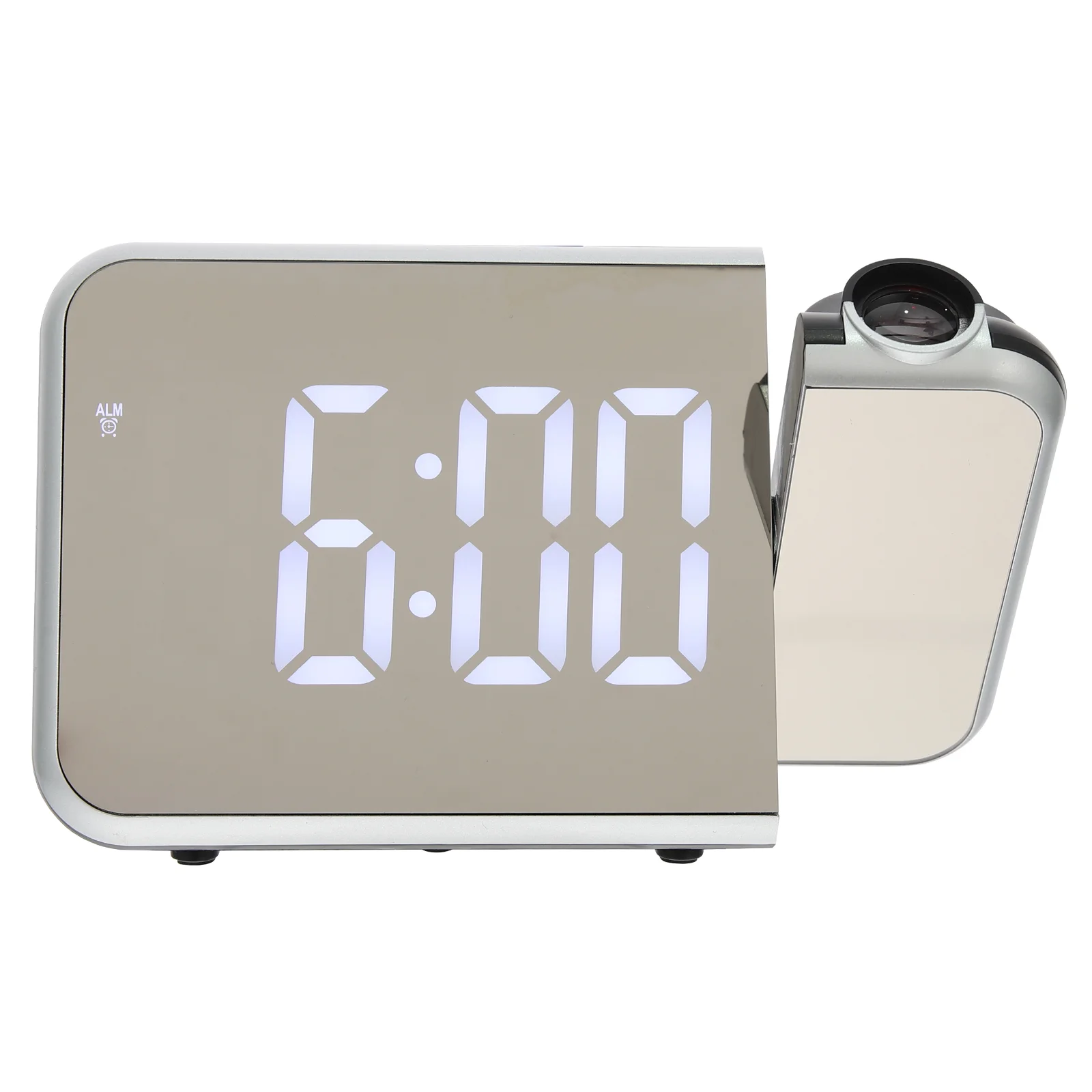 

Mirror Projection Alarm Clock Digital Display Projector Kids Dormitory Home Student Bedroom LED