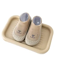 Baby Socks Shoes Infant Cute Cartoon Kids Boy Shoes Soft Rubber Sole Child Floor Sneaker BeBe Booties Toddler Girls First Walker 5