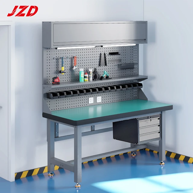 

Промышленный верстак на заказ из металла, стальные столы для инструментов, антистатический верстак для мастерской/гаража